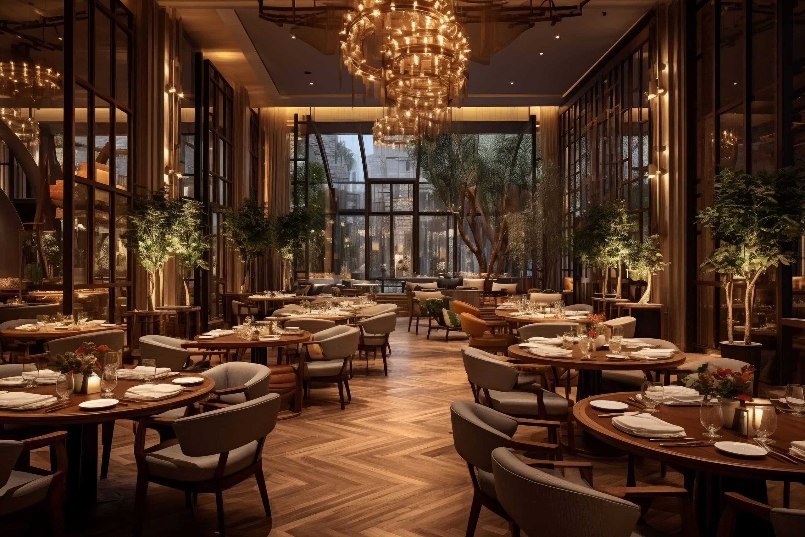 Independent hotel dining room using mobile point of sale