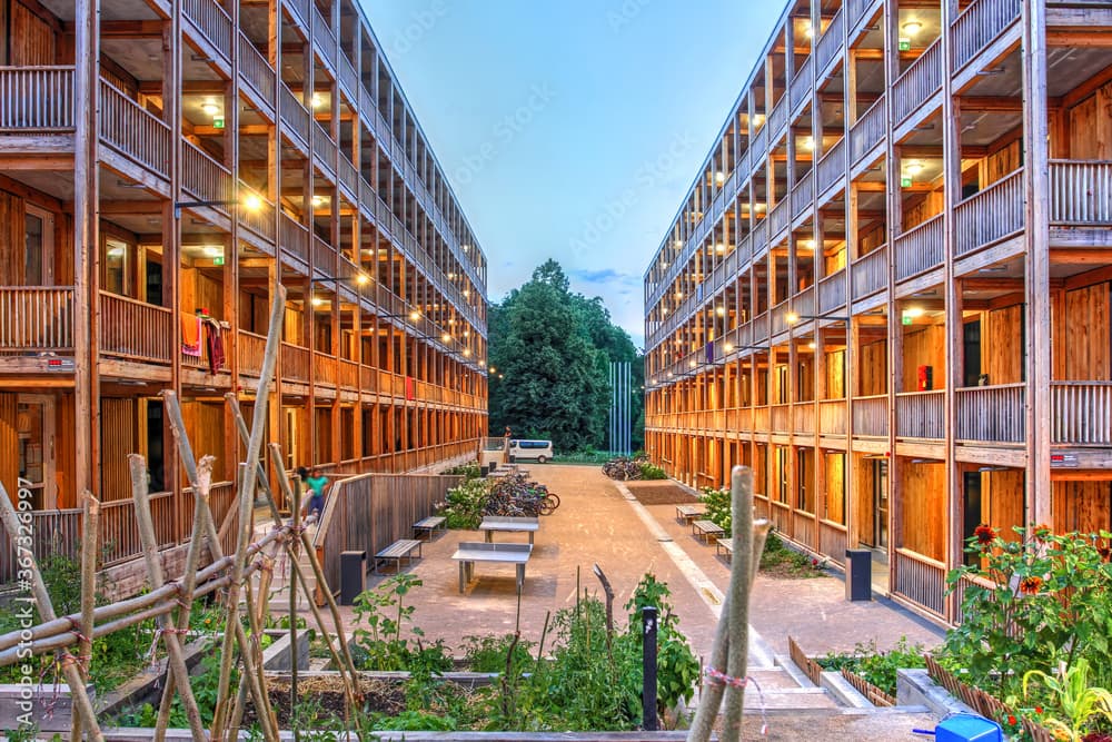 Workforce staff accommodation residential building