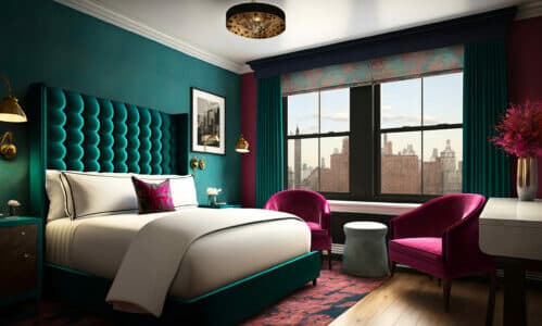 Boutique independent hotel interior