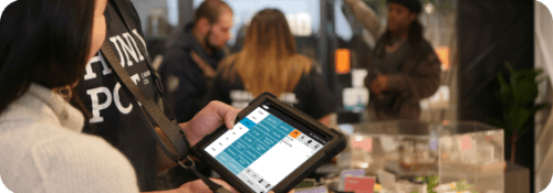 xnPOS staff mobility on an Android handheld device